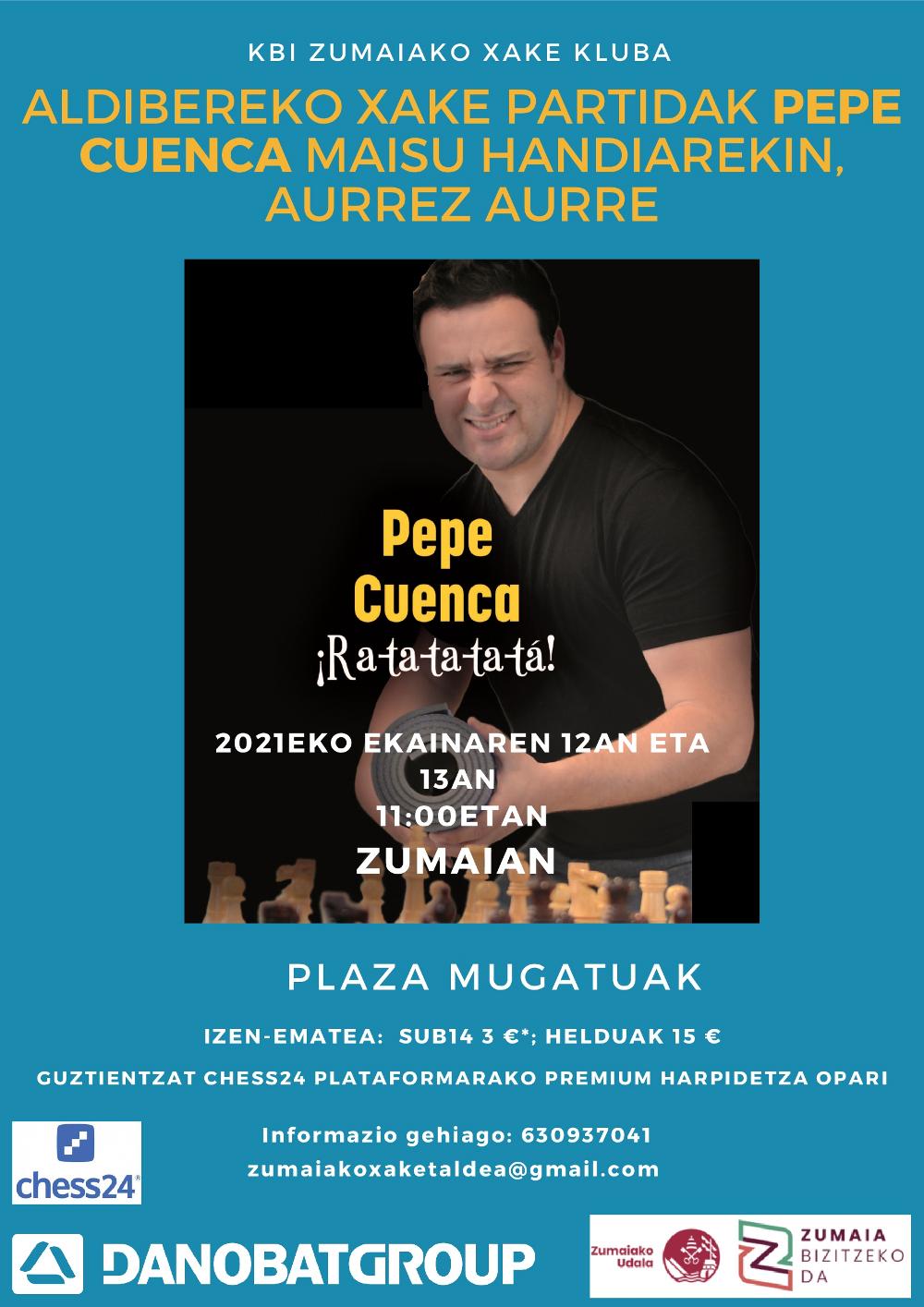 2021-06-12_13, Aldiberako Xake Partidask "Pepe Cuenca" Maisu Handiarekin, aurrez aurre (Zumaia, Gipuzkoa)...