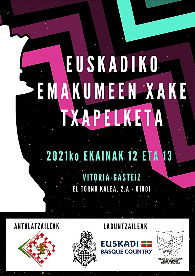 CAMP EUS FEM AJEDREZ 2021 cartel